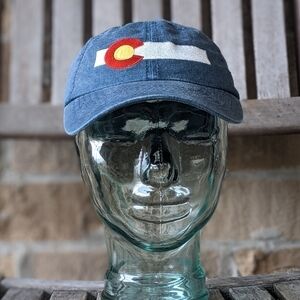 Colorado Embroidered Ball Cap Blue Unisex